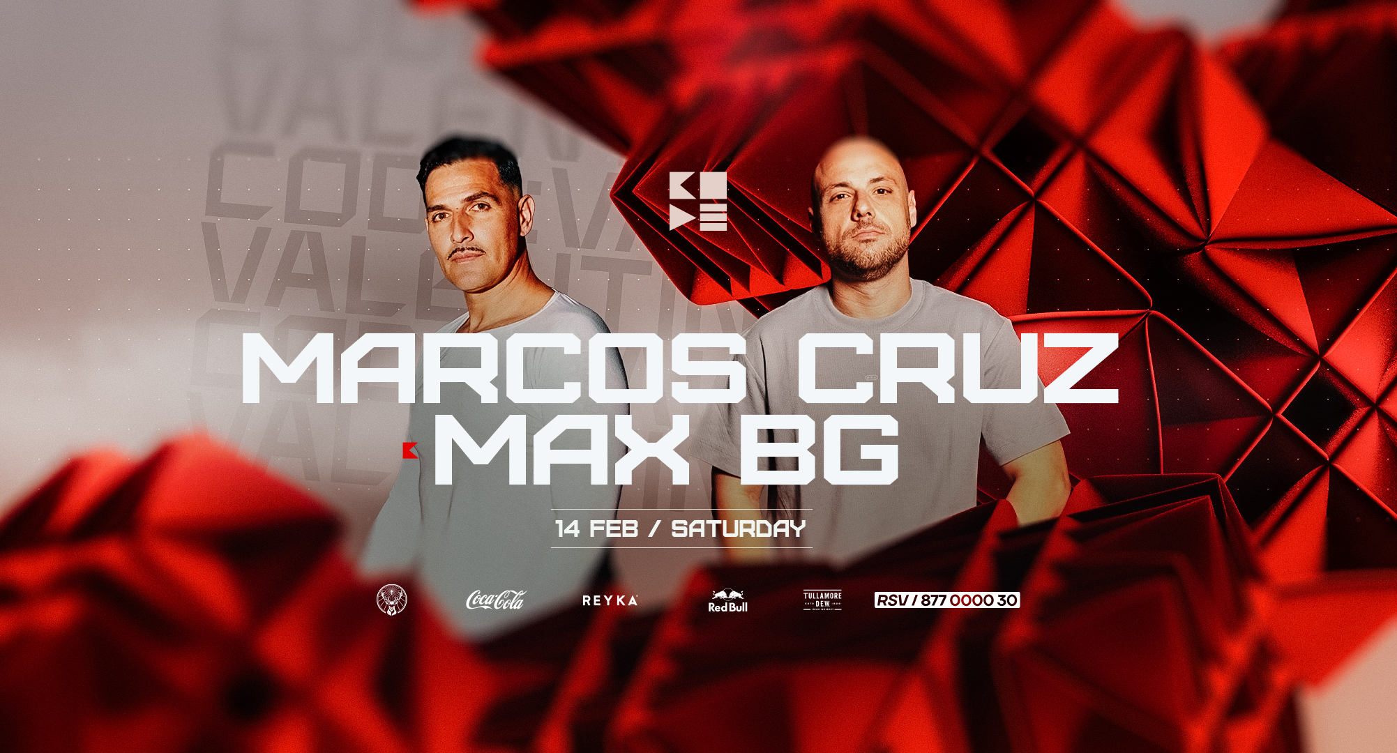 MARCOS CRUZ at Club CODE Valentine’s Night